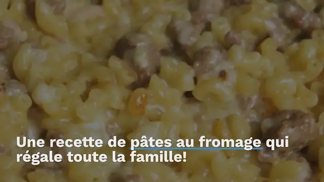 Video thumbnail for Coquillettes à la viande hachée et raclette