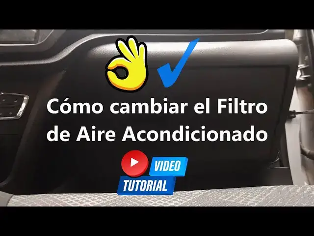 Video thumbnail for Cómo cambiar el filtro del aire acondicionado PASO A PASO