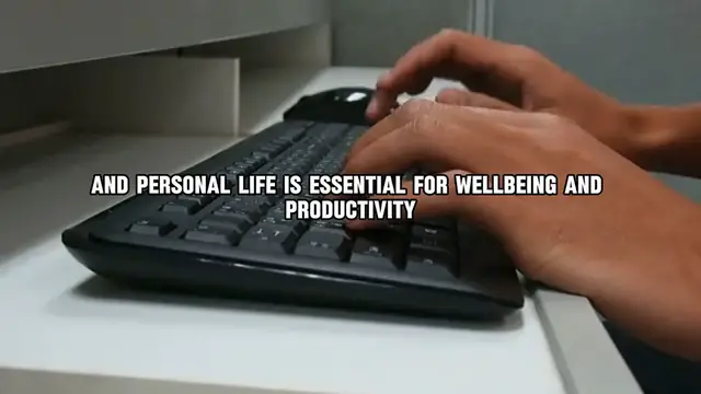 Video thumbnail for Best tips to achieving worklife balance find right