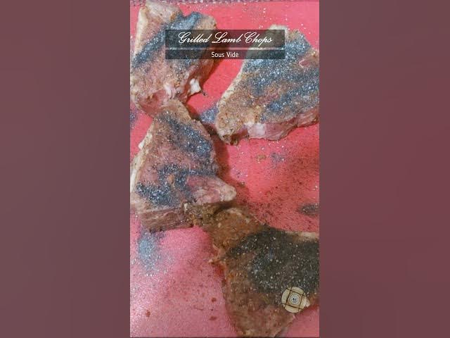 Video thumbnail for Sous Vide Grilled Lamb Chops - Mediterranean Style