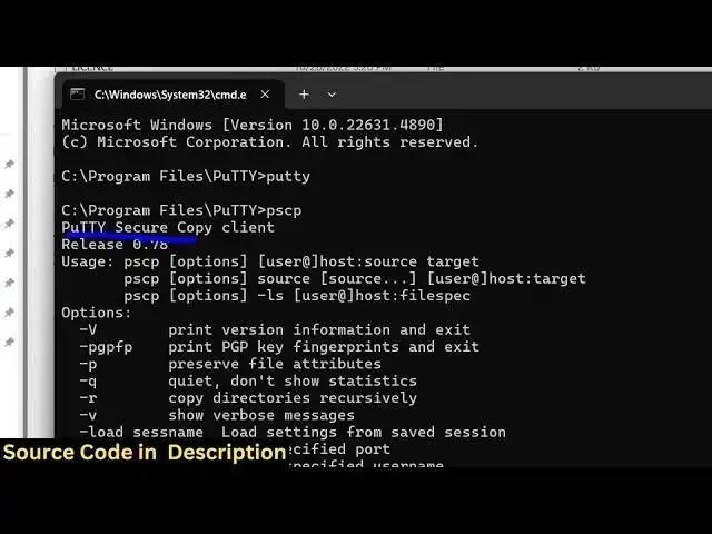 Video thumbnail for How to fix PuTTY & PSCP is not Recognized as Internal and External Command Operable Program