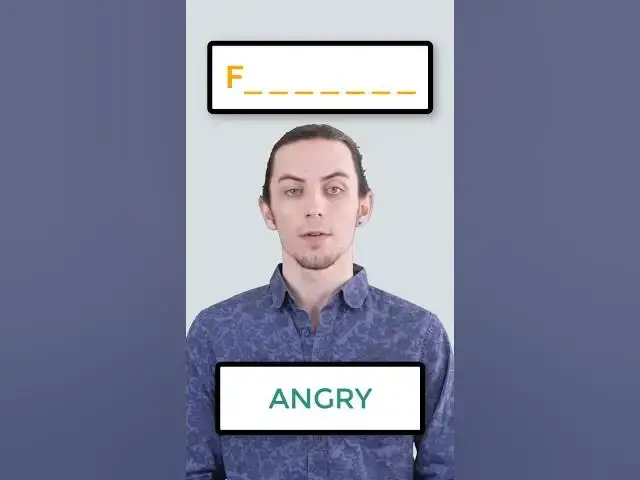 Video thumbnail for Test your English vocabulary! - Part 4