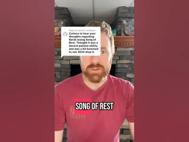 'Video thumbnail for We lost the Bard’s Song of Rest in the 2024 DnD rules'