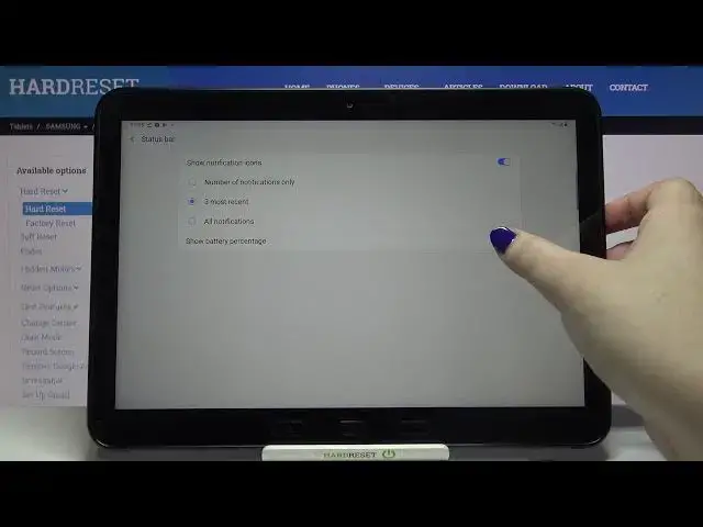 'Video thumbnail for How to Show Battery Percentage on Status Bar in SAMSUNG Galaxy Tab Active Pro - Battery Settings'