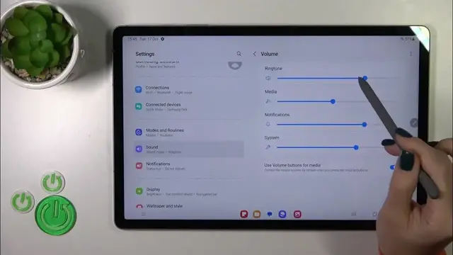 Video thumbnail for How to Find and Manage Sound on the Samsung Galaxy Tab S9 FE+