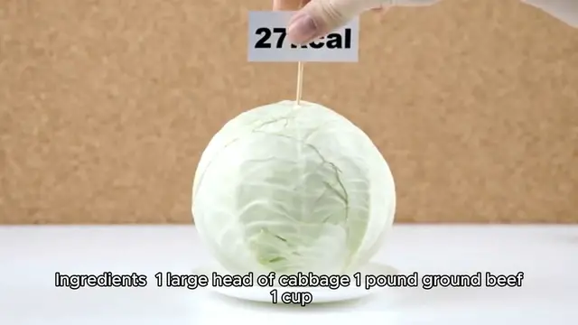 Video thumbnail for Stuffed cabbage recipe