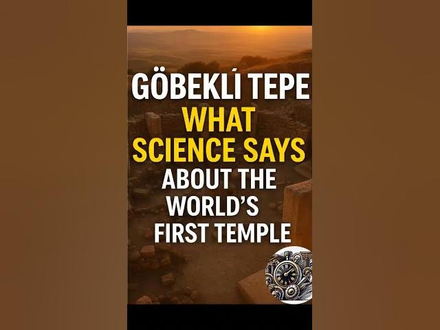 Video thumbnail for Aliens Didn't Build This—Humans 12,000 Years Ago Did #facts #archaeology