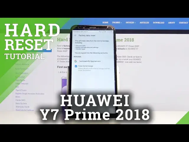 Video thumbnail for HARD RESET HUAWEI Y7 Prime (2018) - Restore Factory Defaults