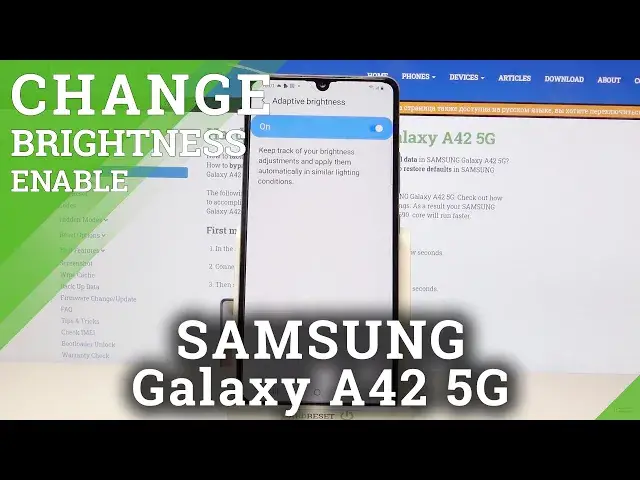 Video thumbnail for Samsung Galaxy A42   Activate Auto Brightness