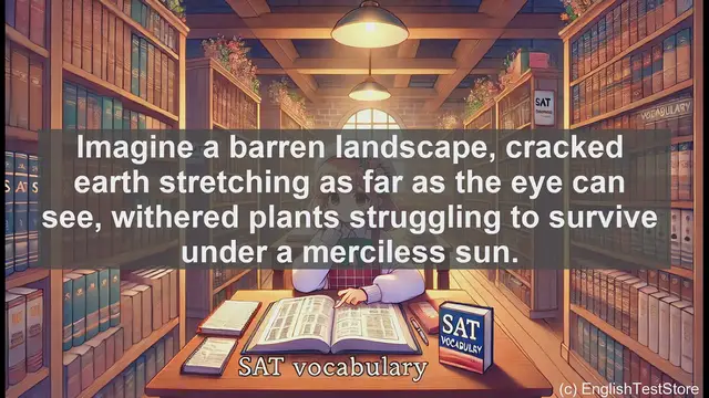 Video thumbnail for 5000 Must Know SAT Vocabulary - Drought: Understanding the Word and Its Impact