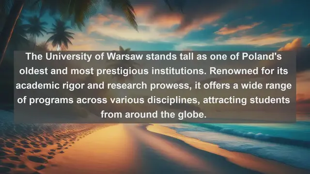 Video thumbnail for Unveiling Academic Excellence: Top 10 Universities in Poland