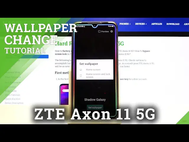 Video thumbnail for Install Live Galaxy Wallpaper in ZTE Axon 11 5G