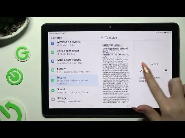 'Video thumbnail for How to Change Font Size on HUAWEI Mediapad T5'