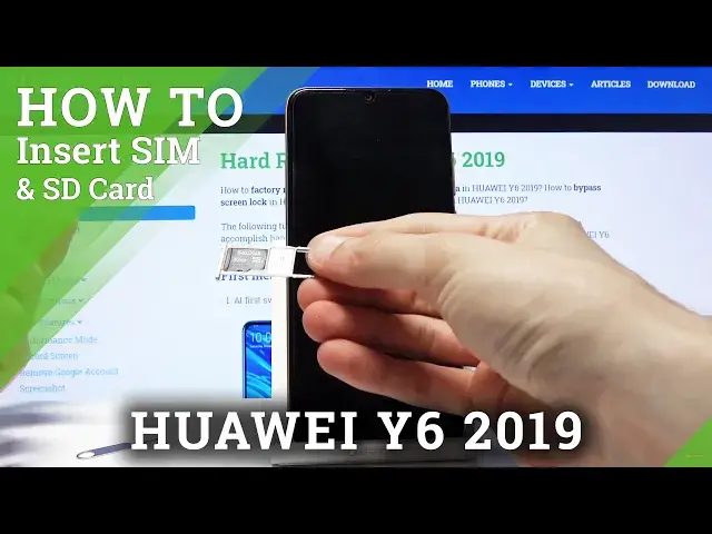 Video thumbnail for How to Insert SIM Card in Huawei Y6 2019 - Input Memory Card