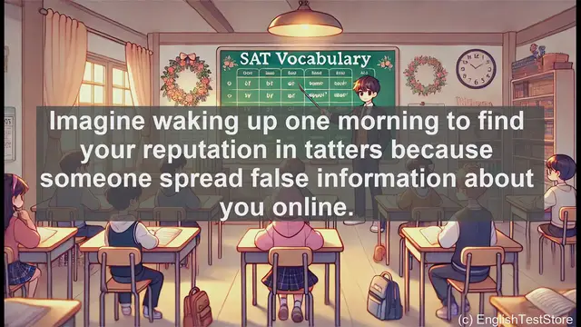 Video thumbnail for 5000 Must Know SAT Vocabulary - Defame: Meaning, Usage, and Importance in the Digital Age