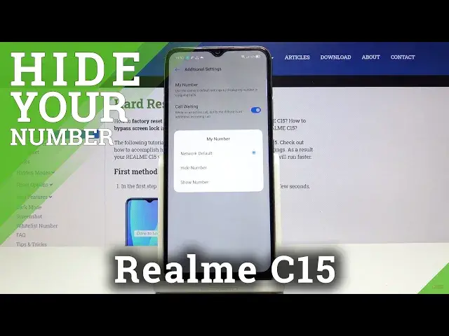 'Video thumbnail for How to Make Your Number Private in Realme C15 - Hide or Show Caller ID'