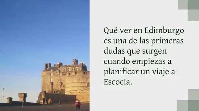 Video thumbnail for Que ver en Edimburgo imprescindibles