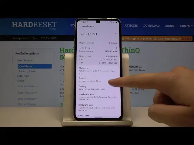 Video thumbnail for How to Check Phone Specification in LG V60 ThinQ – Discover Detailed Info