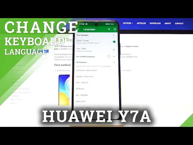 Video thumbnail for How to Change Keyboard Language in HUAWEI Y7A – Set Up Keyboard Language