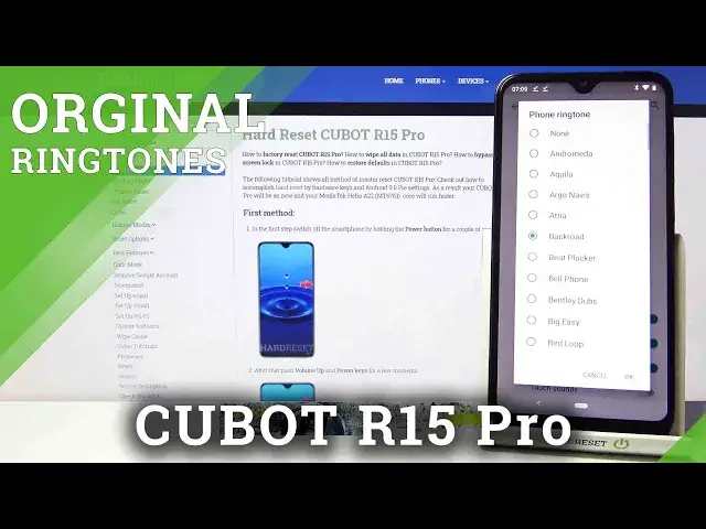 'Video thumbnail for CUBOT R15 Pro Ringtones'