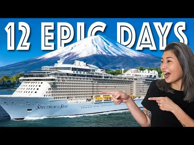 'Video thumbnail for 12 EPIC Days onboard Asia's LARGEST Cruise Ship! Singapore to Japan full tour!'