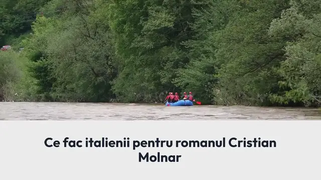 Video thumbnail for “Credem cu tărie că Cristian este în viață și….” Ce se intampla in Italia, dupa viitura care a impresionat o lume intreaga. Ce fac italienii pentru romanul Cristian Molnar