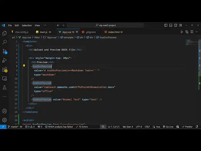 Video thumbnail for Build a Vue.js Microsoft Word DOCX,Text & Markdown Viewer in Browser Using vue-doc-preview in TS