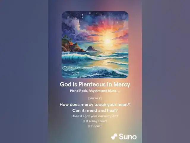 Video thumbnail for God Is Plenteous In Mercy | Uplifting Christian Song