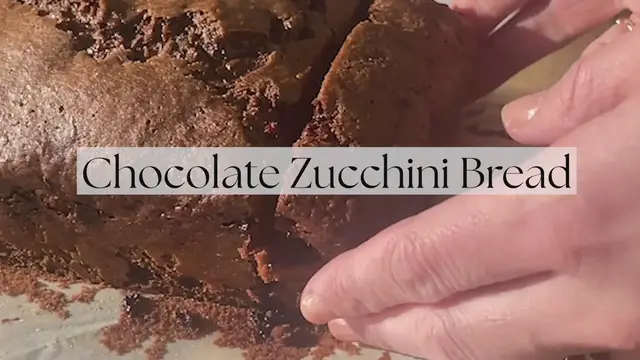 Video thumbnail for Chocolate Zucchini Bread