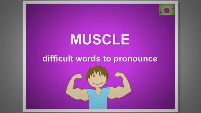 Video thumbnail for Muscle - Difficult words to pronounce