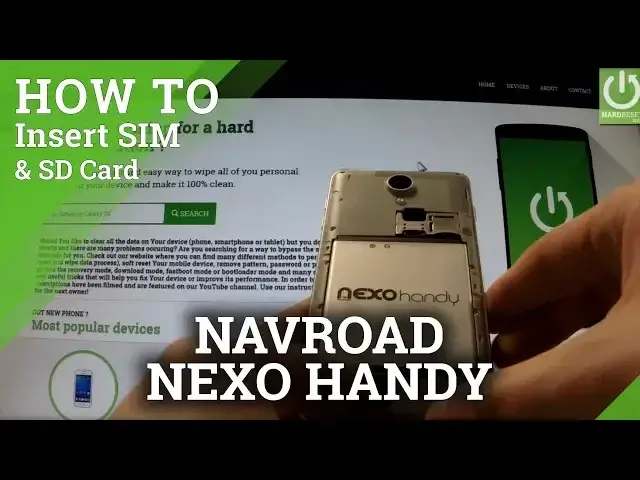 'Video thumbnail for NAVROAD Nexo Handy - How to Insert SIM card and micro SD card'