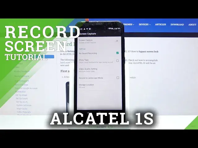 Video thumbnail for How to Record Screen on ALCATEL 1S – Use Screen Recorder