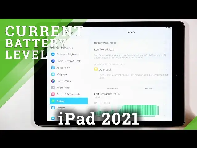 Video thumbnail for How to Enable Battery Percentage on iPad 2021 - Detect iPad Battery Level