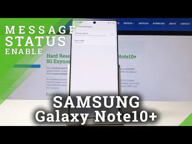 Video thumbnail for How to Check Delivery Report in SAMSUNG Galaxy Note10+ - SMS Status