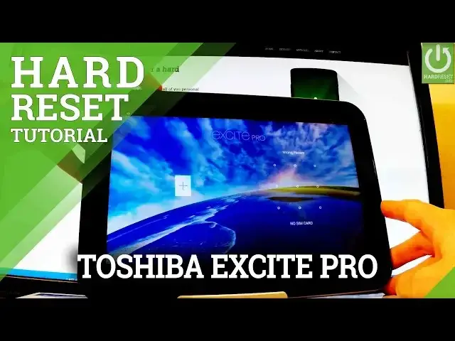 Video thumbnail for Hard Reset TOSHIBA Excite Pro 10.1 - Unlock Screen Lock / Format