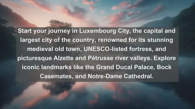 Video thumbnail for Discovering Luxembourg: Top 10 Stunning Cities You Can't Miss