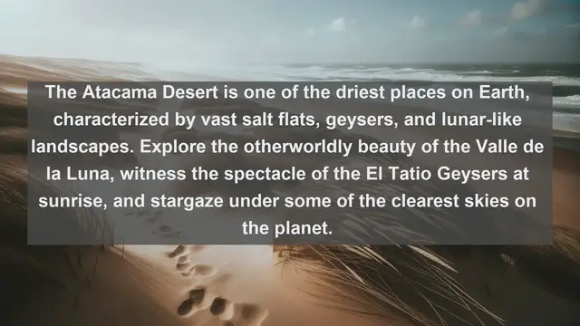 Video thumbnail for Exploring Chile's Diverse Landscapes: Top 10 Must-Visit Destinations