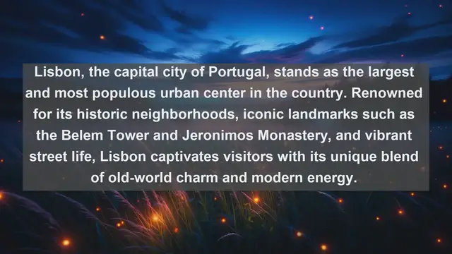 Video thumbnail for Exploring Portugal's Urban Wonders: Top 10 Largest Cities in Portugal