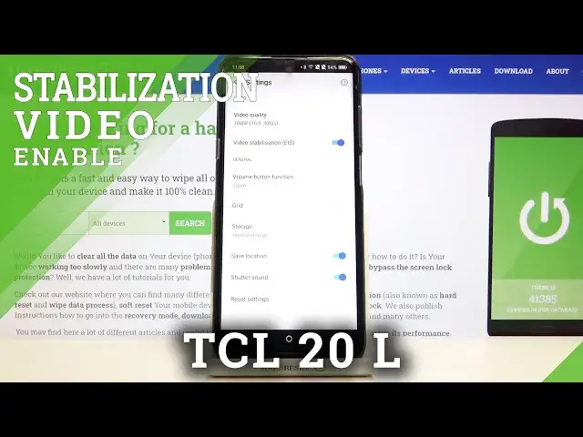 Video thumbnail for Enable & Deactivate Image Stabilization - TCL 20L and Camera Additional Features