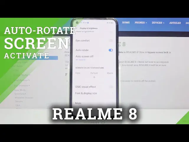 'Video thumbnail for How to Manage Auto-Rotate Screen on REALME 8 – Display Orientation'