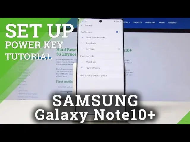 Video thumbnail for Function of Power Key in SAMSUNG Galaxy Note10+ - Set Up Power Button