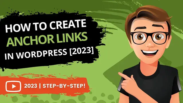 Video thumbnail for How To Create Anchor Links In WordPress FAST [2023 GUIDE]
