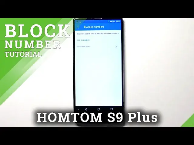 Video thumbnail for How to Block a Number in HOMTOM S9 Plus – Add Number to Blacklist