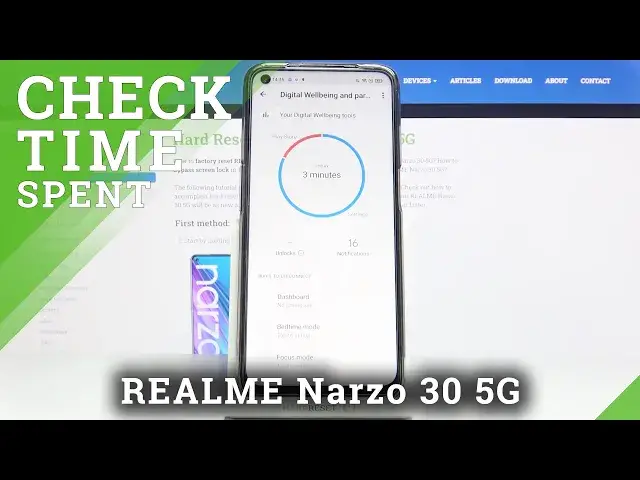 Video thumbnail for Check Total Screen Time - Check Statistics on REALME Narzo 30 5G