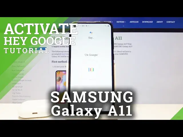 'Video thumbnail for How to Switch On Hey Google in Samsung Galaxy A11?'