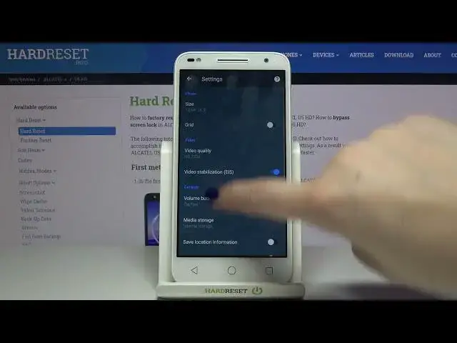 'Video thumbnail for How to Reset Camera Settings in Alcatel U5 HD - Restore Camera Preferences'