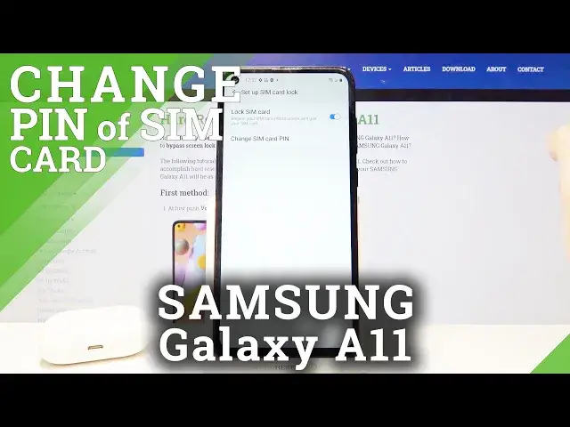 'Video thumbnail for Samsung Galaxy A11 Set SIM PIN on SIM Card'