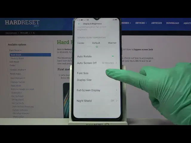 'Video thumbnail for How to Resize Font in Realme 5i - Adjust Text Size'