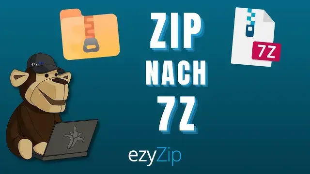 Video thumbnail for So konvertieren Sie ZIP in 7Z Online (einfache Anleitung)