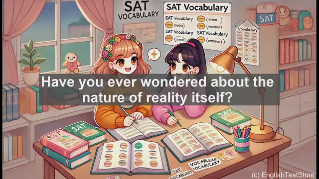 Video thumbnail for 5000 Must Know SAT Vocabulary - Metaphysics Explained: Exploring the Nature of Reality